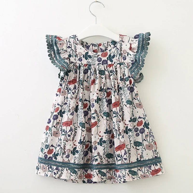 2021 New Summer Girls\' Dress Strap Colorful Casual Sleeveless Party Princess Dress Cute Children\'s Baby Kids Girls Clothing