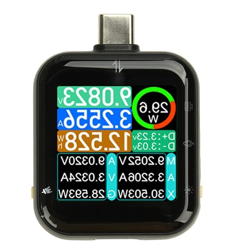 NEWCCDD USB Power Tester Voltage Current Capacity Meter Touch Control For Type C Mobile Charging Test 6A