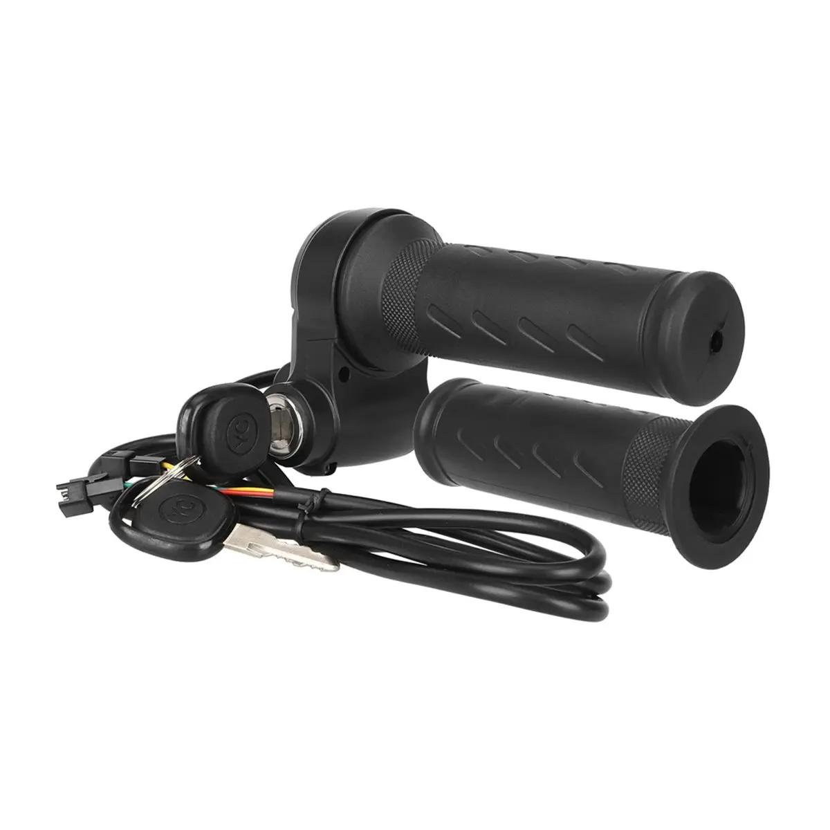 108 Type Electric Bike Throttle Grip Wire Twist Throttle Grip with 2 Keys Vehicle Speed for Tricycles Electric Scooters