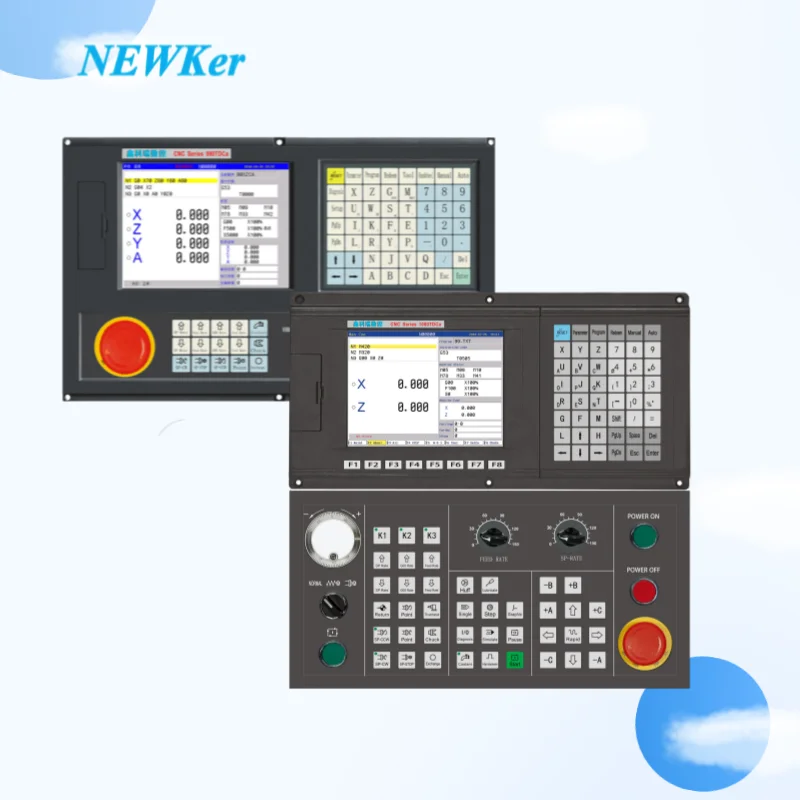 Controlador de torno CNC de 2 ejes NEWKer-CNC de tipo económico para reequipamiento de torno Cnc Funac Similar