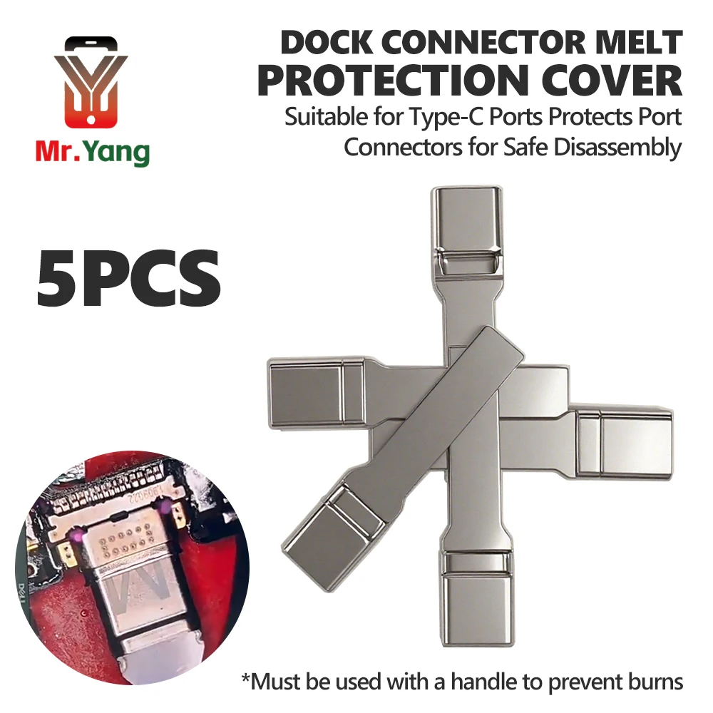 

Mr. Yang Rear Connector Anti-Melting Protective Cover for Mobile Phone Type-C Port Desoldering Rear Connector Protection Tool