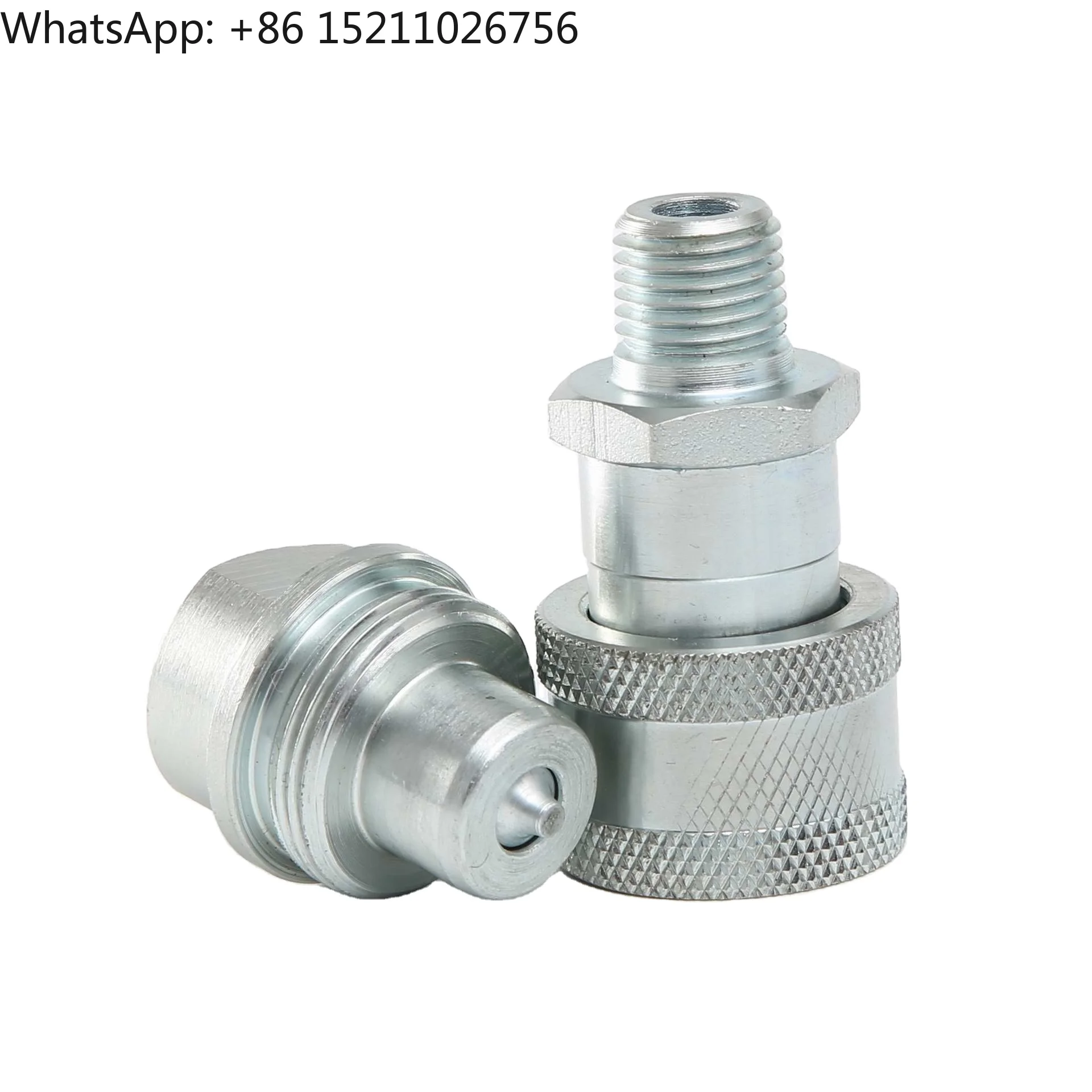 Tipo de parafuso de aço carbono de alta pressão C-604 70 MPA acoplamento rápido hidráulico HPA de 3/8 polegadas