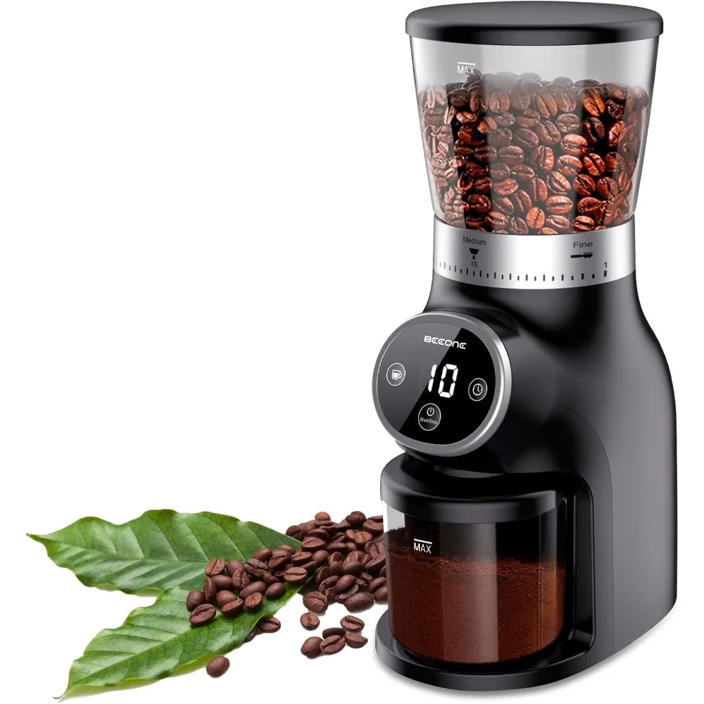 Coffee Grinders with Digital Control, 31 Precise Settings for 1-10 Cups, Electric Espresso, Coffee Bean Grinder