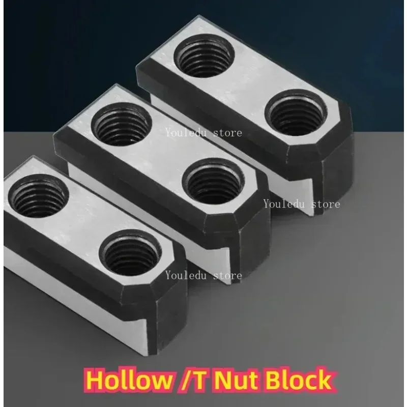 

Hydraulic Three-Jaw Chuck T-block 5/6/8 Inch Hollow/ Medium Solid Soft Claw Valve Block Connection Block Chuck T-shaped Block