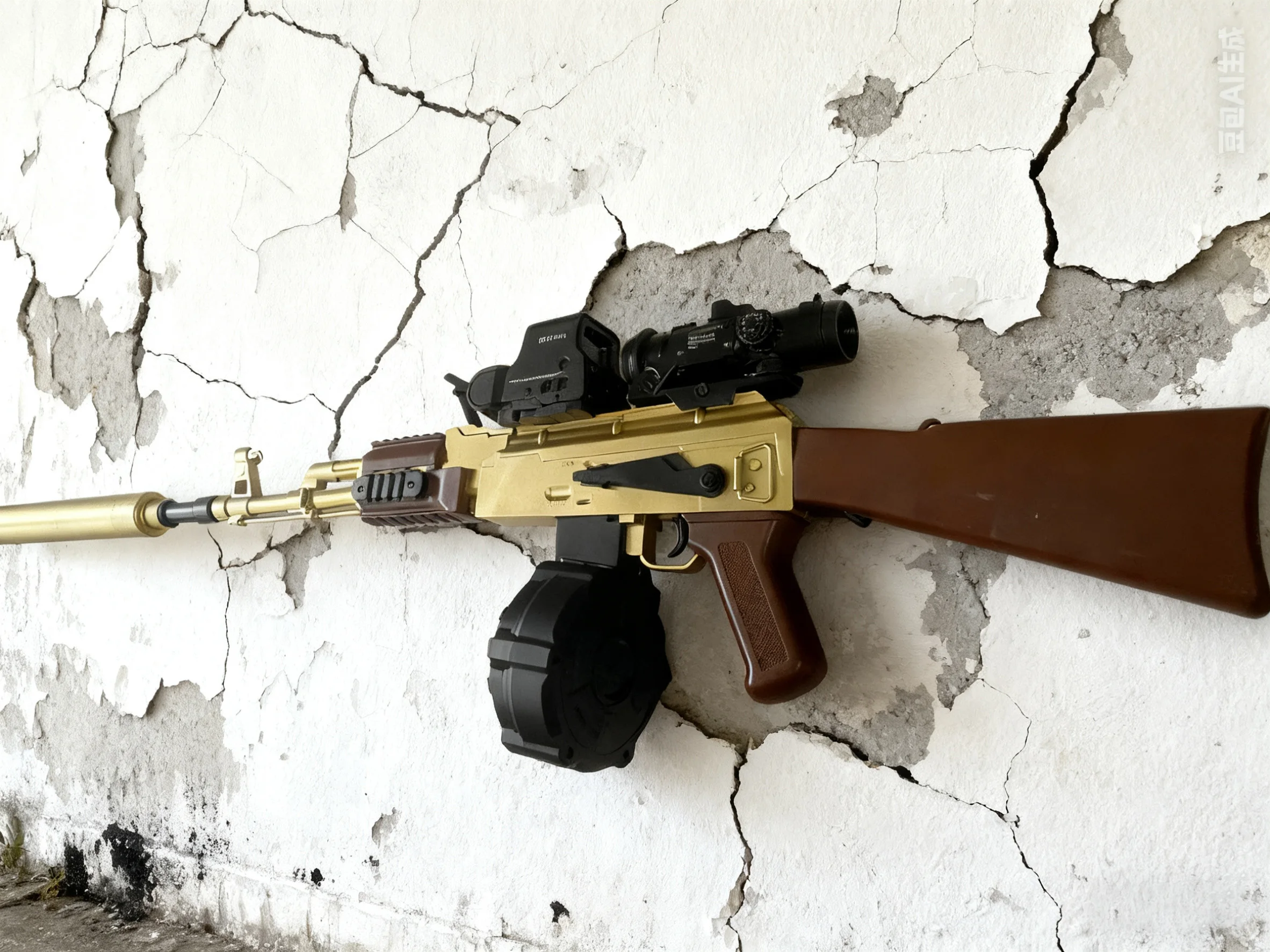 قناص جل Ultimate Full Auto AK47 - نطاق قناص بطول 30 مترًا للقتال في الهواء الطلق |   أفضل هدية للبالغين والألعاب