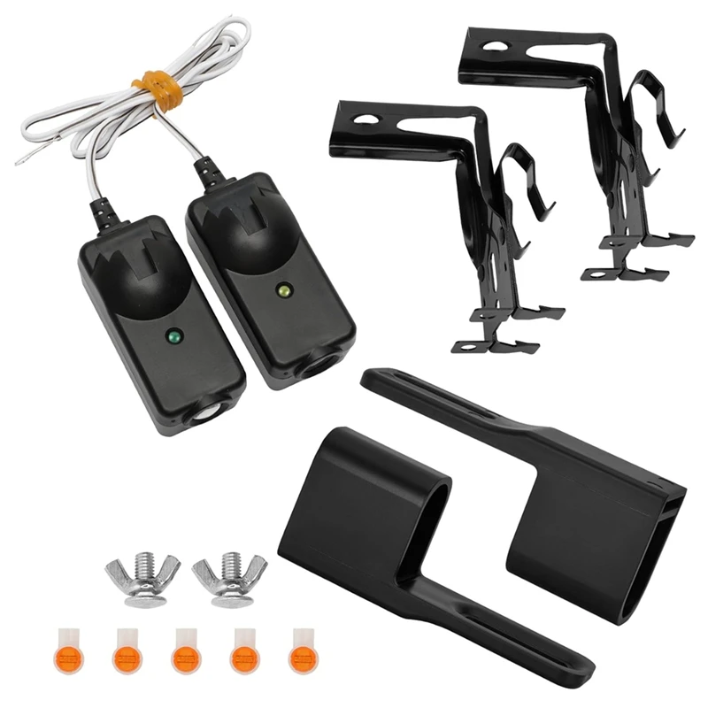 ABgaz-Capteur de sécurité Beam Eye, Ouvre-porte de garage avec Quick Ket, Convient pour Rivière A5034, Liftmaster Sears, Chamberlain, Craftsman