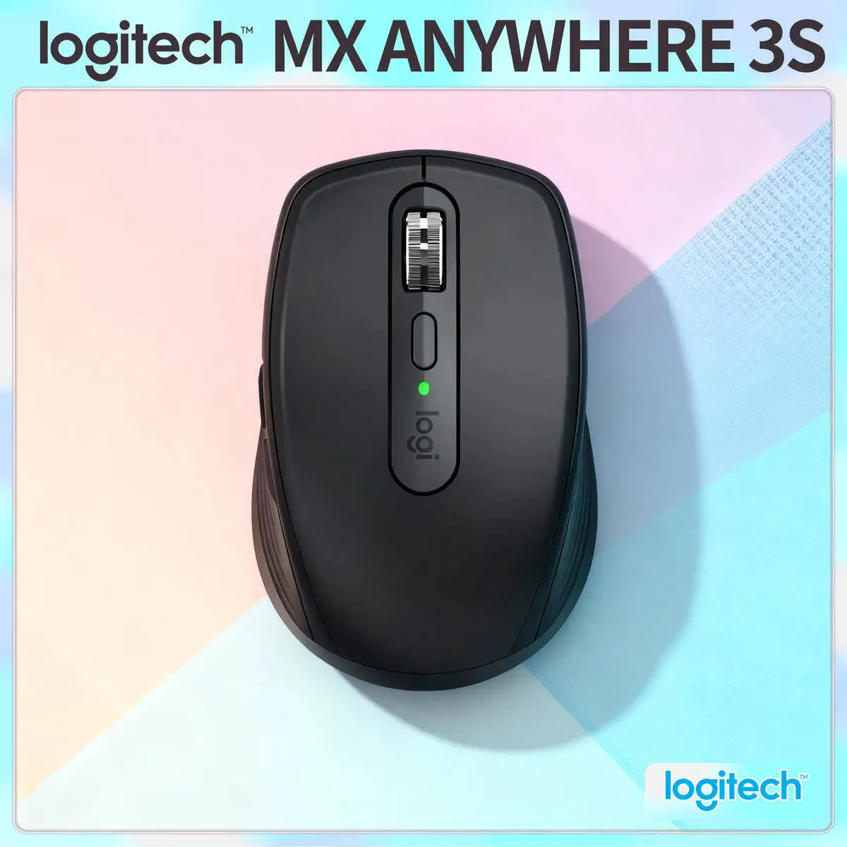 

Компактная мышь Logitech MX Anywhere 3S, эргономичный дизайн, перезаряжаемая, с быстрым прокруткой для портативных ПК Mac