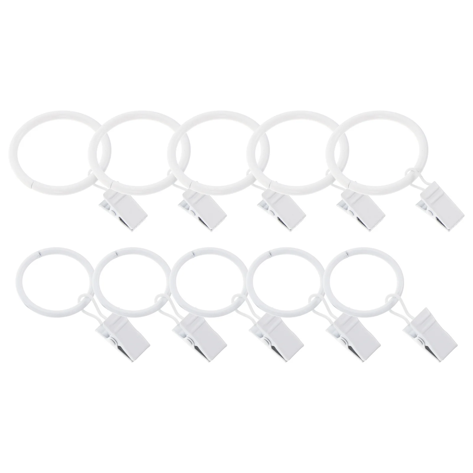 20 Pcs Curtain Hook Shower Ring Household Clip Drapes Window Hangers Product Drapery Coat