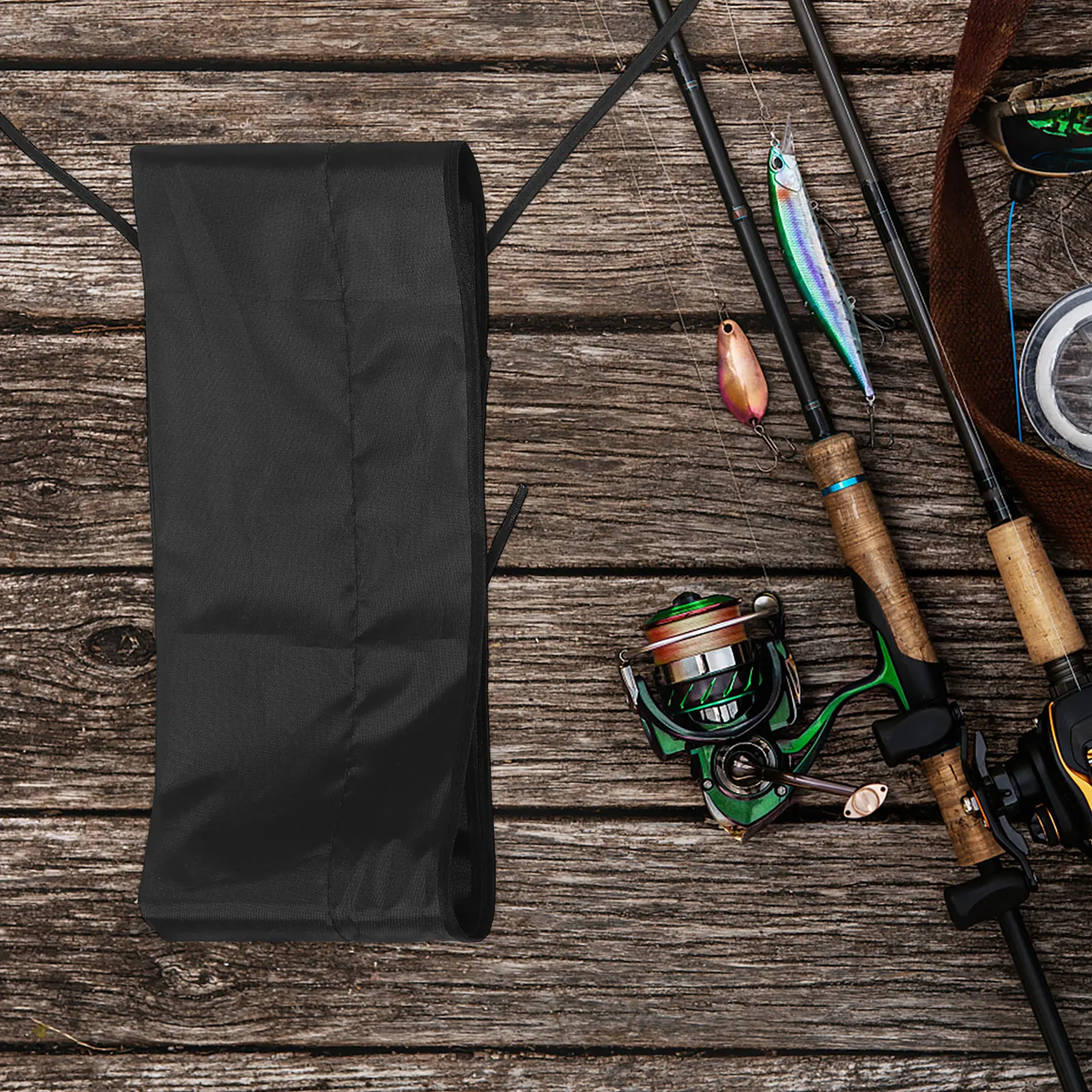 

Fishing Rod Bag Pole Holder Organizer Protective Oxford Cloth Reel Tackle Storage Travel