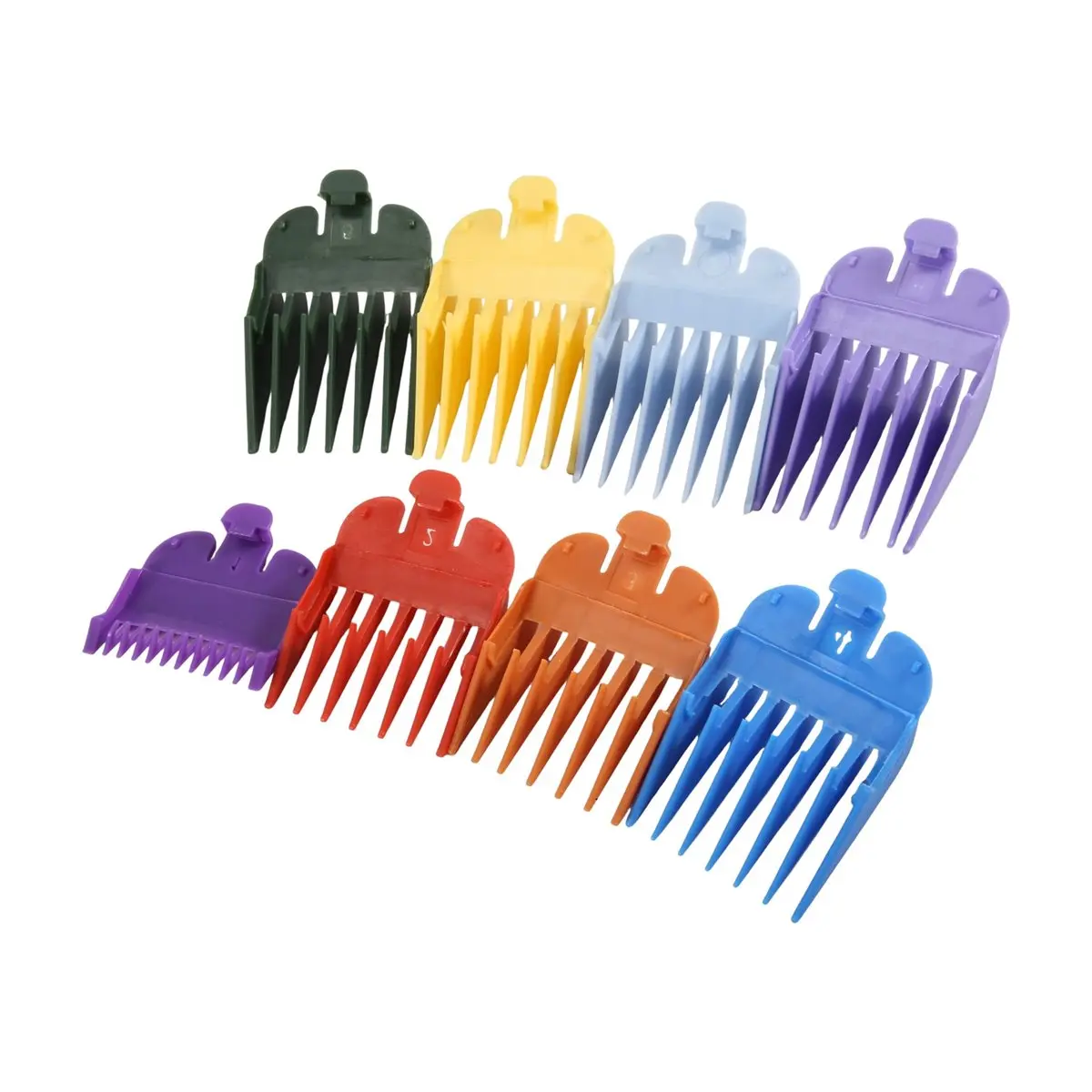 #83L Professional Hair Clipper Replacement Sheath 8 Colors&Size Limit Comb,Clippers Blades,(plastic)
