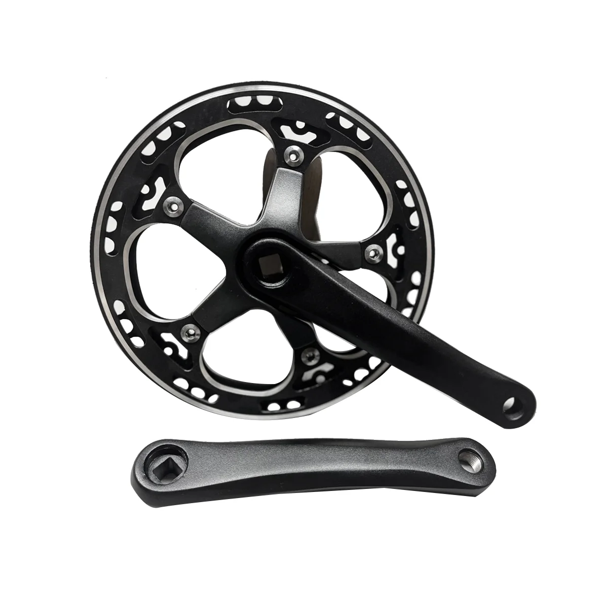 

48T Single Speed 170mm Road Bike Folding Bicycle Crankset Bike Crank Set Chainwheel Sprocket Accessorie