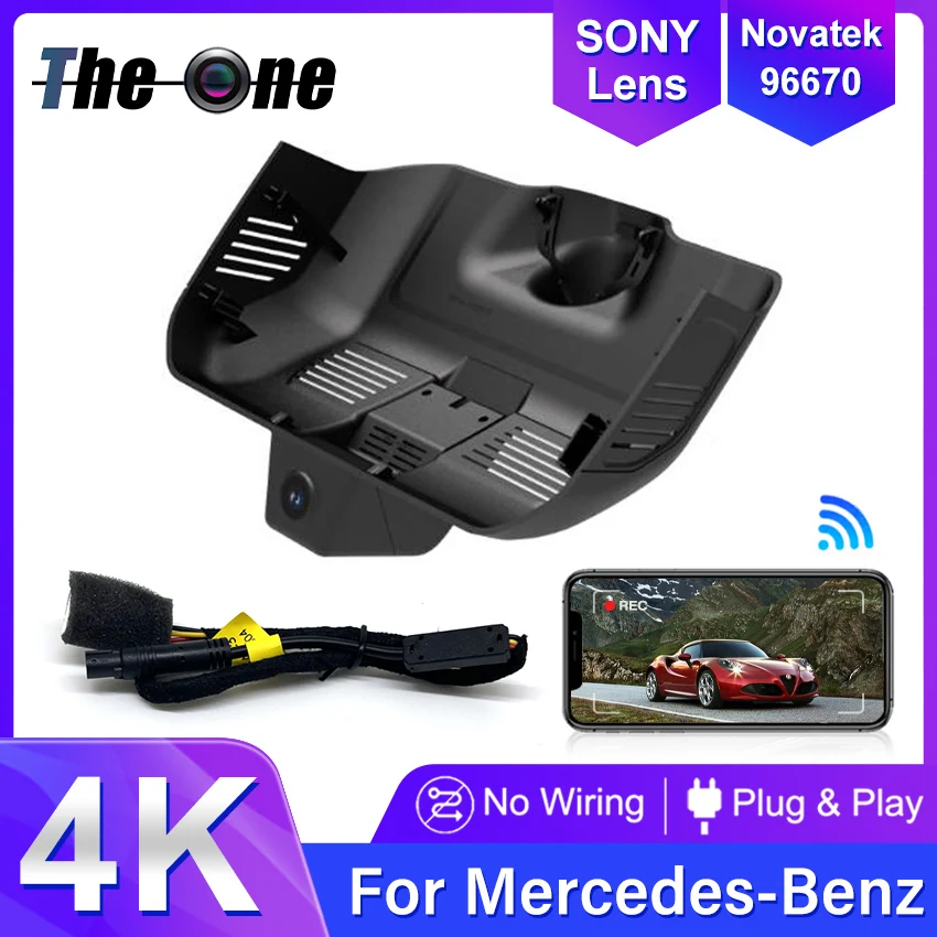 

New!Plug and Play UHD Car DVR wifi Dash Cam Camera For Mercedes-Benz MB G Class G500 G580 AMG G63 2025,Dashcam 4K for MB G Class