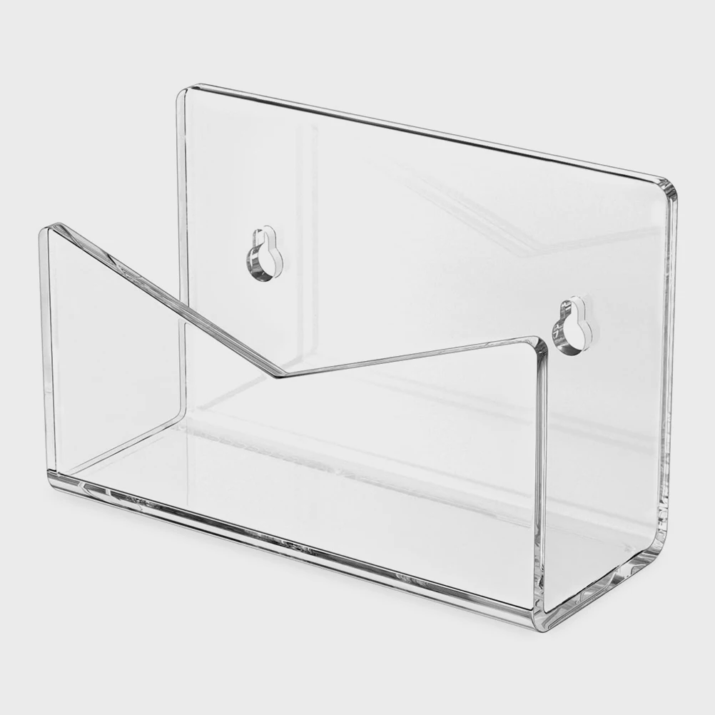 Mail ganizer Rack Acrylic Letter Holder for Table Desktop File Sorter Postcard Display Envelope Storage Office School Mailbox