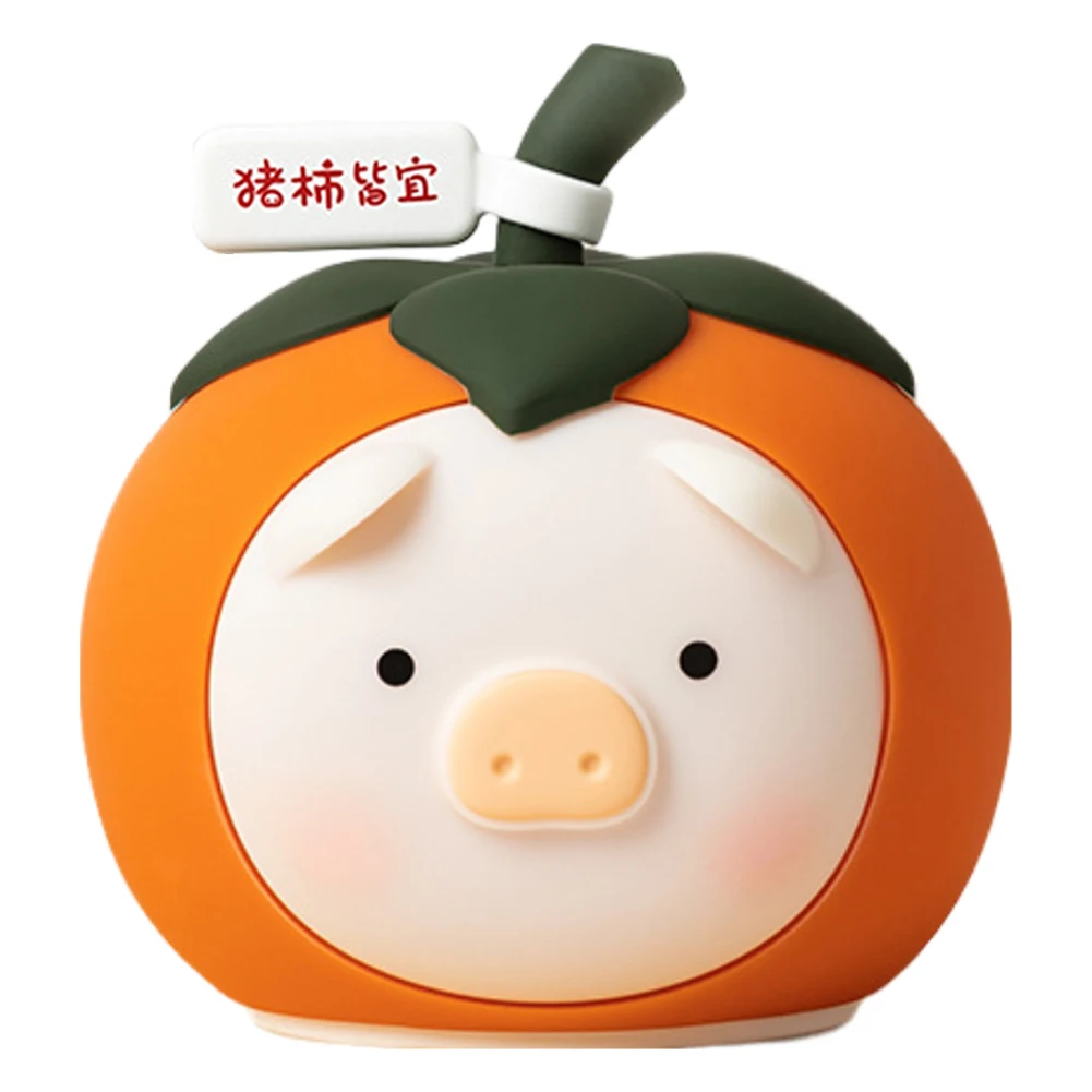 ไฟกลางคืนหมูตลก USB ชาร์จซ้ำได้โคมไฟหมูลูกพลับสัตว์ lampu tidur ลูกพลับการ์ตูนหมูสำหรับตกแต่งห้องที่บ้าน