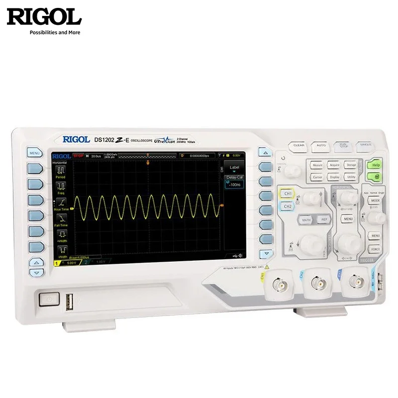 Rigol DS1202Z-E Two Channel, 200MHz Digital Oscilloscope,24 Mpts,1 GSa/s