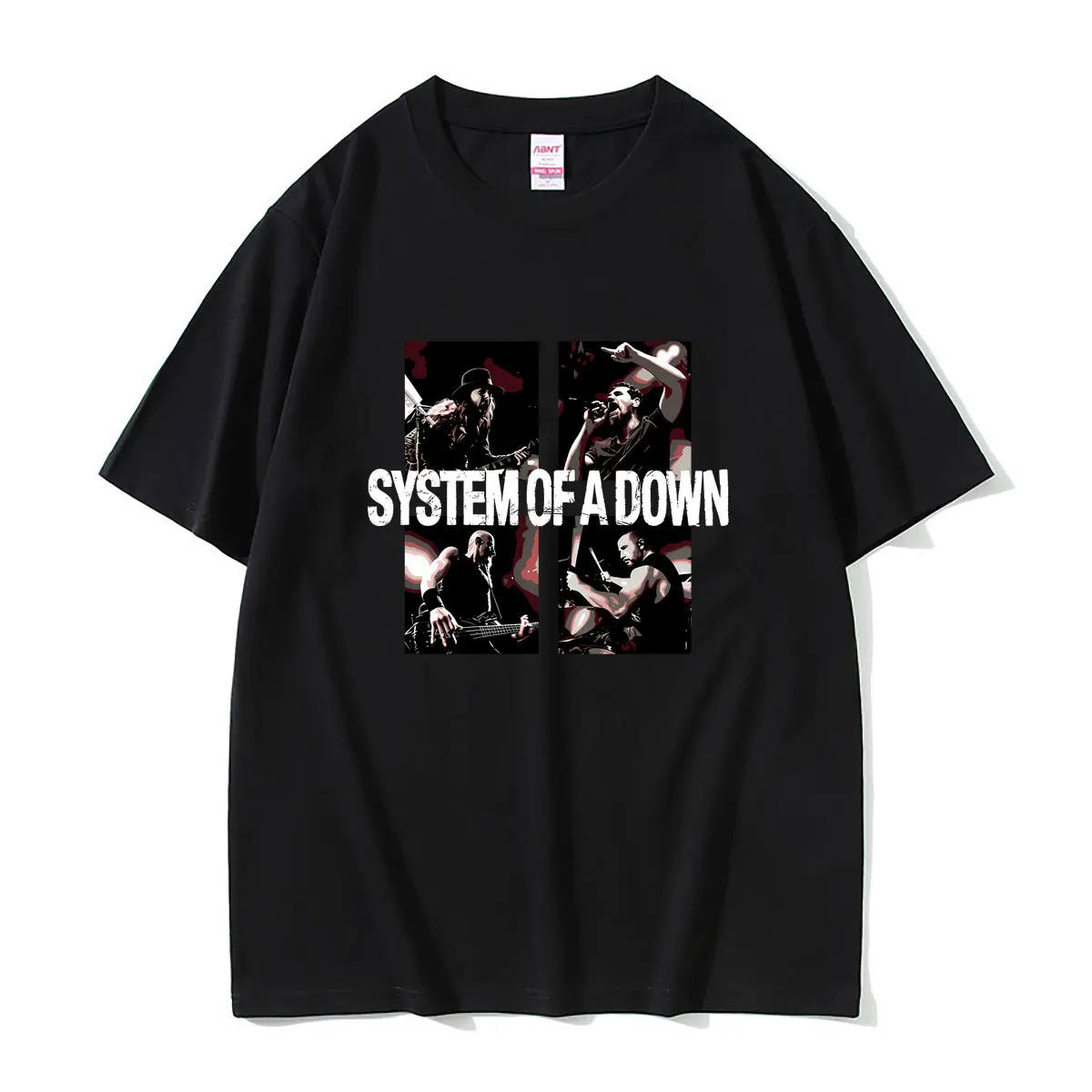 Hot Sale System of A Down Tour 2026 Graphic T-shirt Men Women Rock Oversized T Shirts Unisex 90s Alternative Metal Streetwear