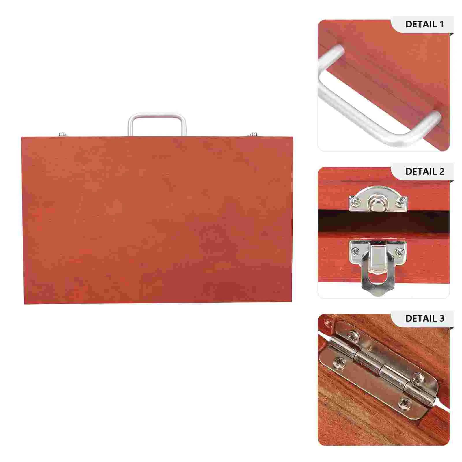 

Oil Painting Box Watercolor Pen Case Tool Aldult Wooden Drawing Accessory Student