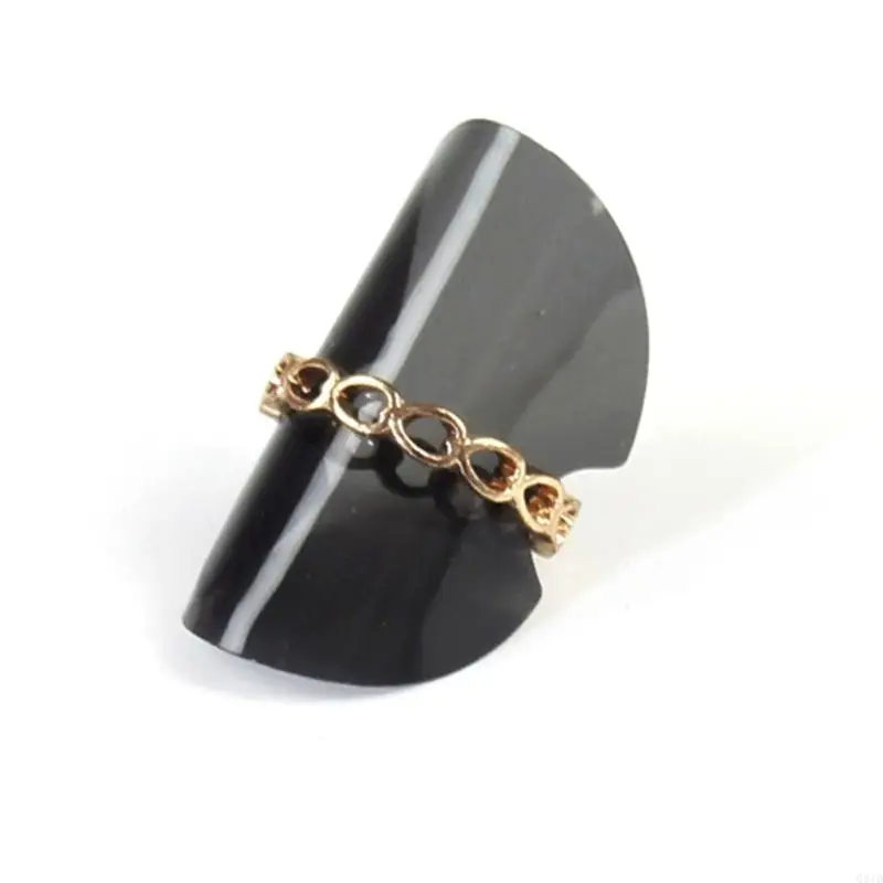 

100pcs Simple Ring Display Cards for Jewelry Shops Presentation Showcase Sheets