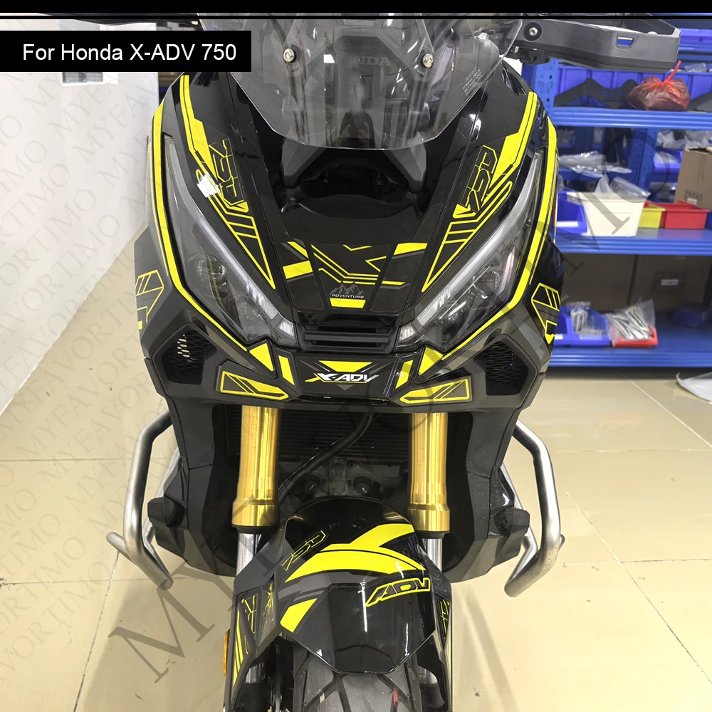 For Honda X-ADV XADV X ADV 750 Adventure Protector Stickers Decals Body Fender Shell Fairing  Handguard Wind Deflector 2025