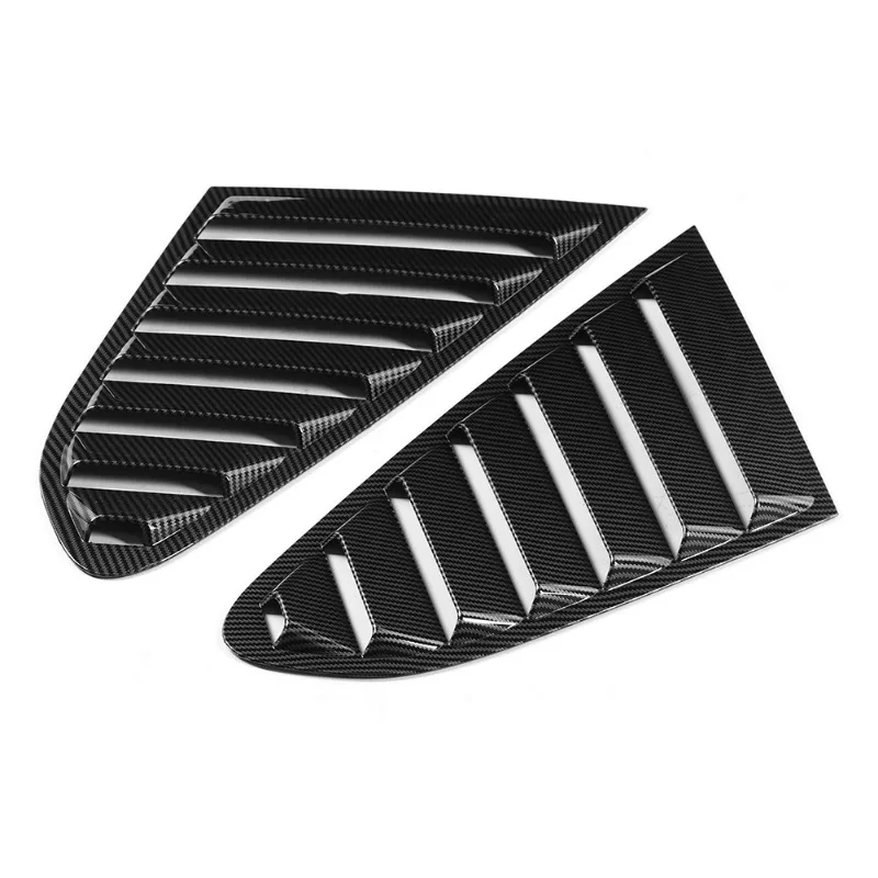 

2pcs Carbon Fiber Side Air Vent Window Scoop Louver Fits for A5 2008-2016