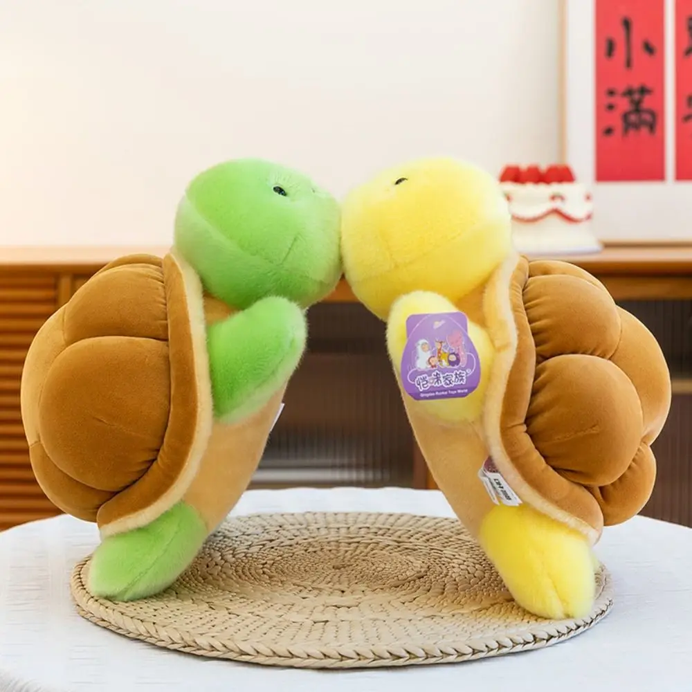 

Fluffy Bread Tortoise Plush Toys Collection Green Sea Turtle Stuffed Doll Cute 15-28cm Turtle Doll Throw Pillow Car Decor
