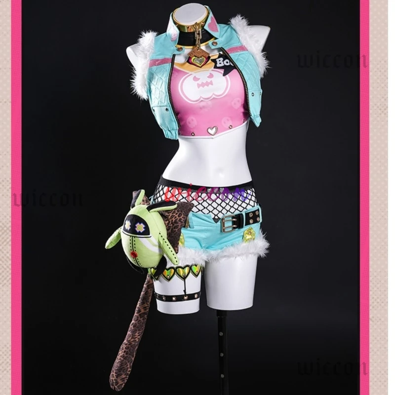 Zenless Zone Zero Nicole Demara Costume Cosplay Parrucca Cunning Cutie Nuova Pelle Uniforme Bambola Cunning Hares Halloween Party Donna Prop