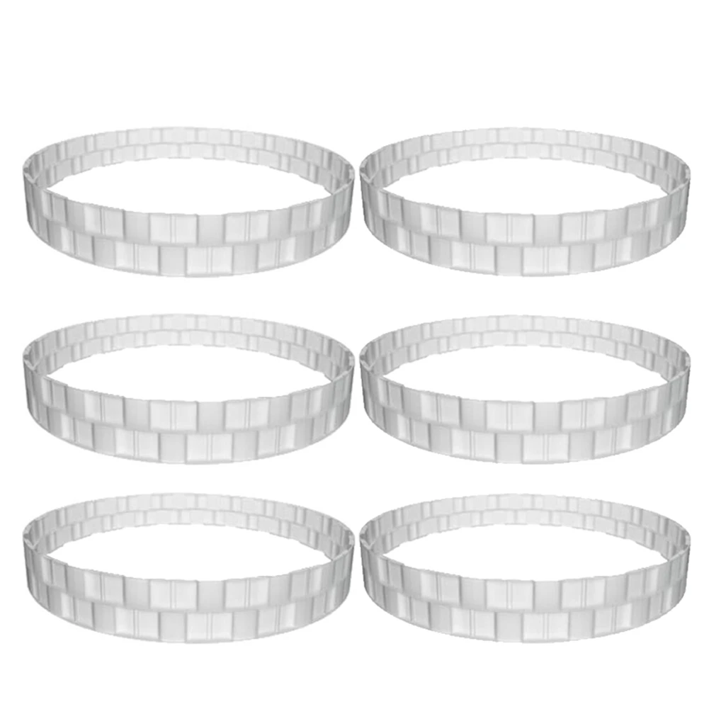 

6Pcs for and Other Sweeping Robots Tire Ring Sweeper Anti-Wear Tire Skin Accessories