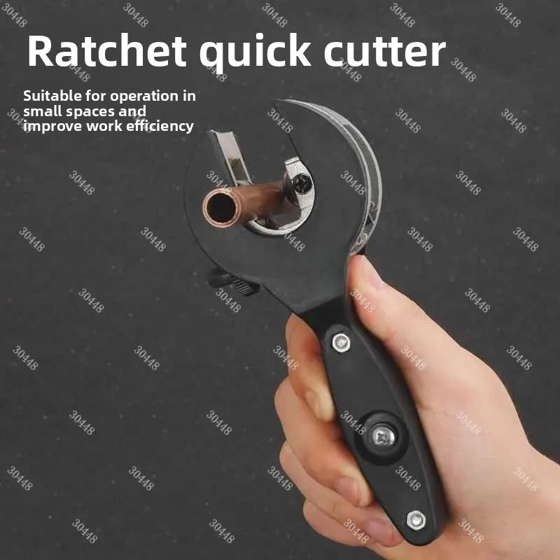 Ratchet Tube Cutter Heavy Duty For Copper Aluminum Stainless Steel Corrugated Pipe HVAC Refrigeration Repair Tool 6-42mm