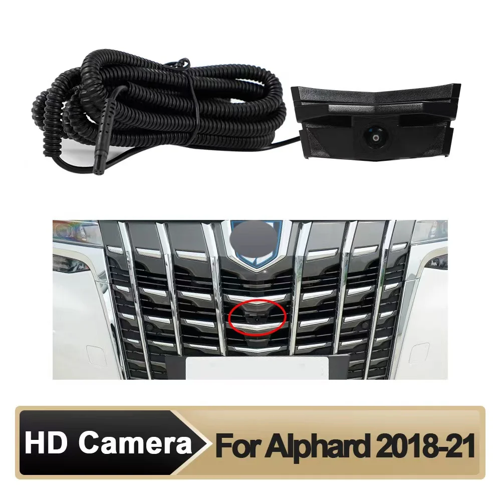 

Car AHD Front View OEM Camera Night Vision Fisheye Wide Angle 150°Camera for The Alphard 2018-21 Parking camera