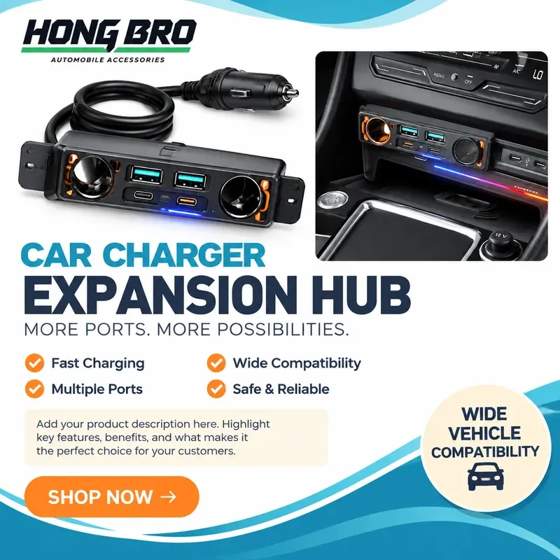for Volkswagen Sagitar Passat Tiguan Tharu Cigarette Lighter Modified Super Fast Charging Docking Station with Aromatherapy