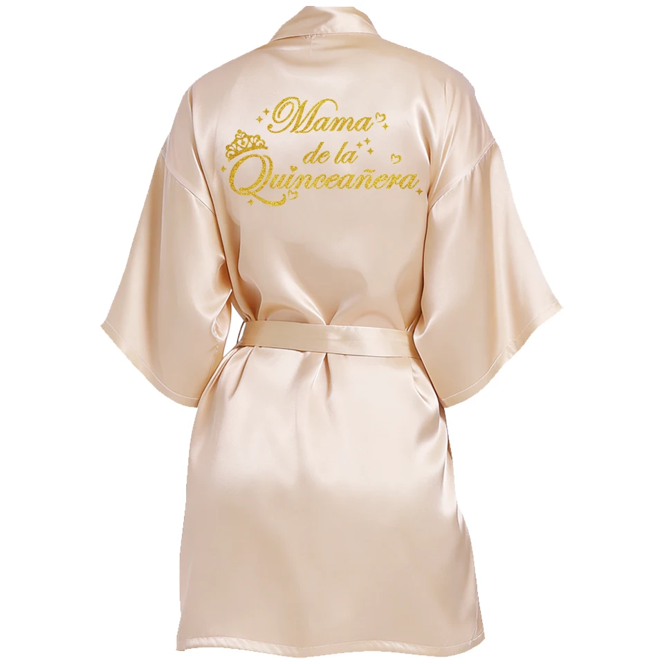 Mis Quince Años Quinceañera Robe Birthday Party Bathrobe Elegant Girls Celebration Gown for 15th Anniversary Ceremony image 4