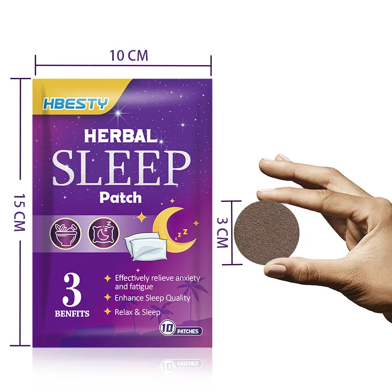 Sleep Patches Insomnia Treatment Relieve Anxiety Sleep Aid Patches Hypnotic Artifact Adult Sleep Soothing Sticker health care