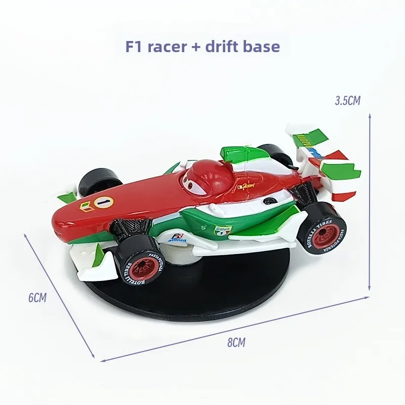 Pixar Cars 3 - Lightning McQueen Drehbares Drift-Ornament für Armaturenbrett und Mittelkonsole, Innendekoration, Spielzeug, Überraschungsgeschenk für Fahrer – Detail 8