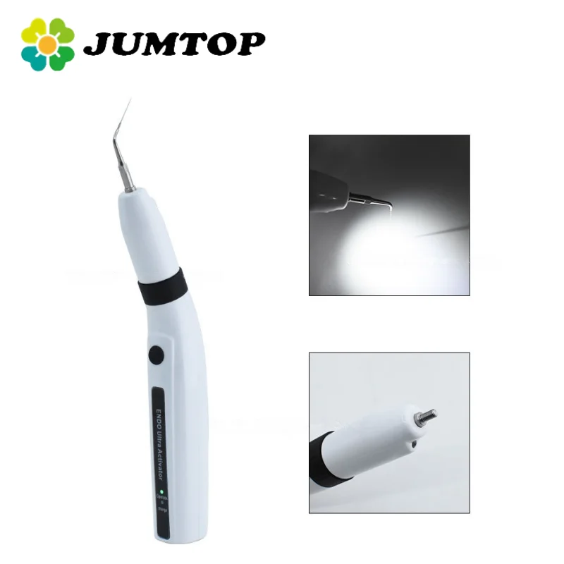 

JUMTOP LED Dental Wireless Ultrasonic Activator with 6 Tips for Root Canal Treatment
