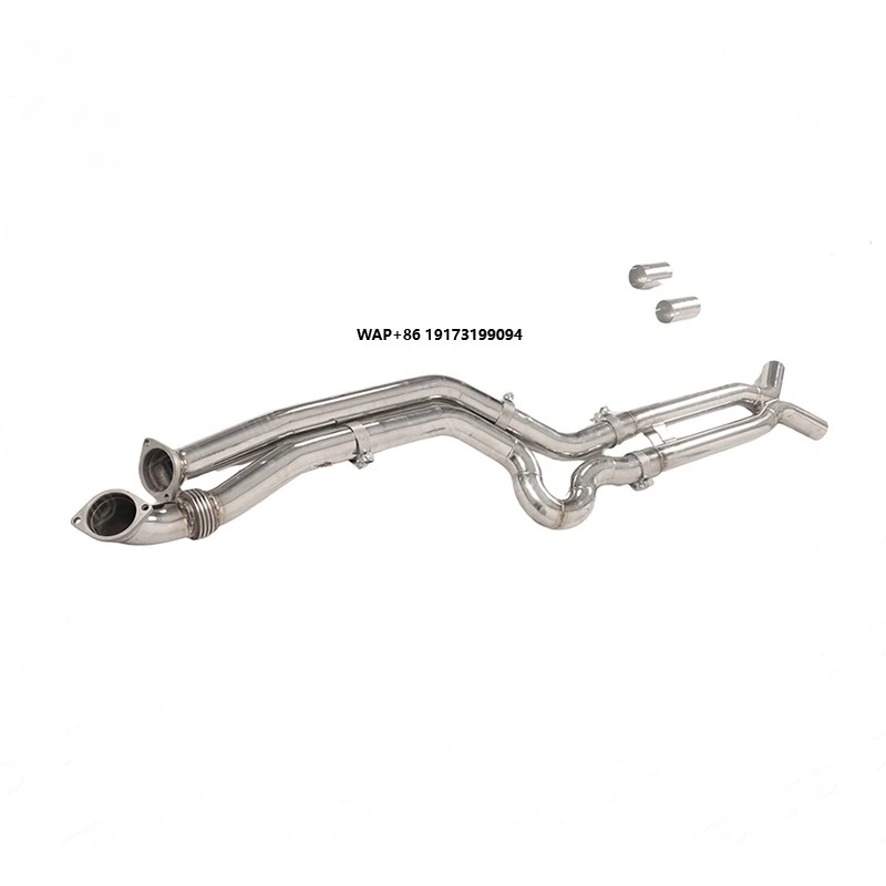 

Stainless Steel Performance Mid-Pipe / X-Pipe for M2 F87 & G87 - Direct Fit Resonator Delete Pipe, 304SS Sound Power Upgrade