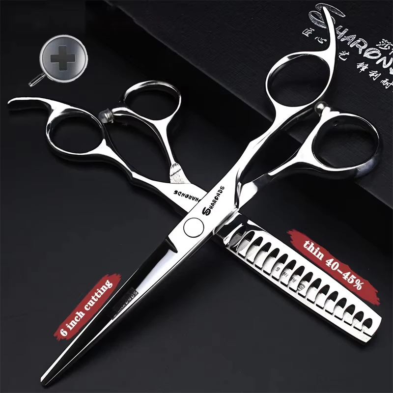 Professionelle japanische Friseurscheren zum Schneiden und Ausdünnen, 6 Zoll/6,5 Zoll/7 Zoll/7,5 Zoll, scharfe Haarschneidescheren für Friseure