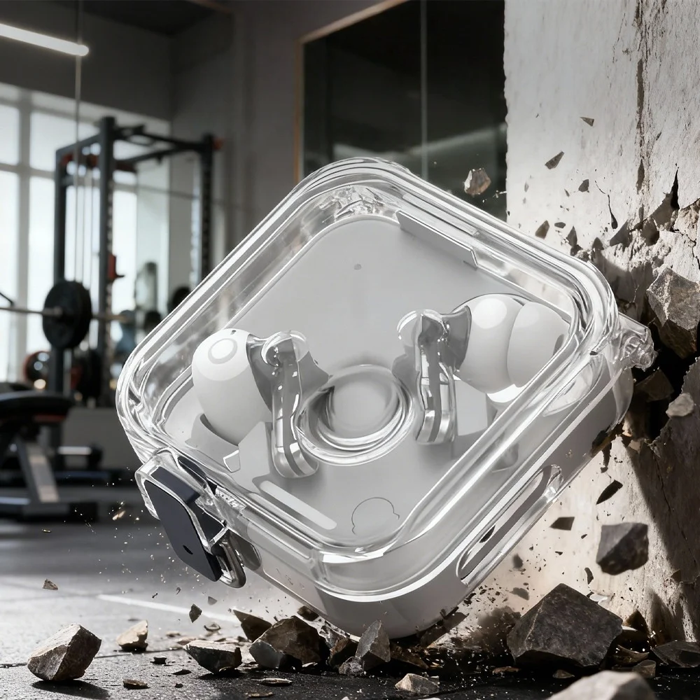 

TPU Protective Case for Nothing Ear(3),Ultra-Thin Soft and Flexible, Shockproof Slim-Fit Anti-Lost Earphone Cover with Carabiner