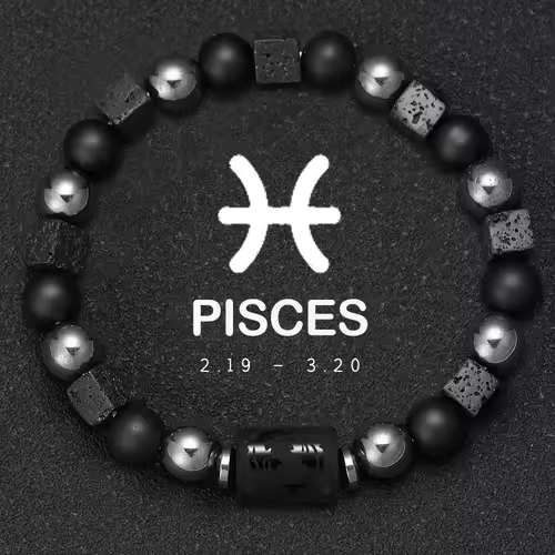 12 Zodiac Bracelets Natural Stone Cancer Virgo Leo Libra Bracelet Couples Friendship Gifts Bracelets jewelry pulsera hombre - Image 9