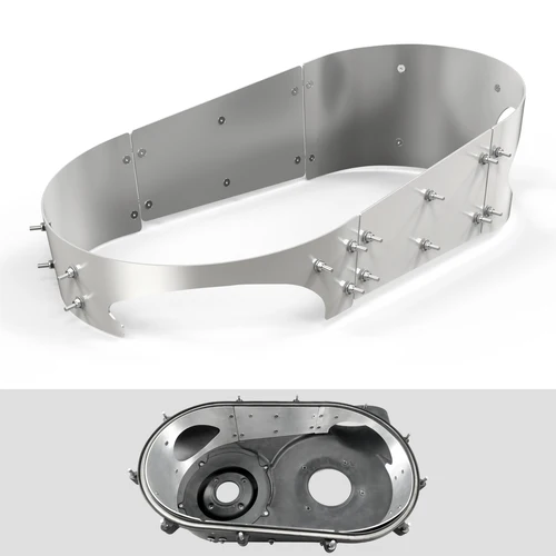 Imagen 1 del producto Para Can Am X3 cinturón cubierta de embrague Protector para Can-Am Maverick X3 2017-2021 2019 R RR Max Turbo accesorios de aluminio UTV