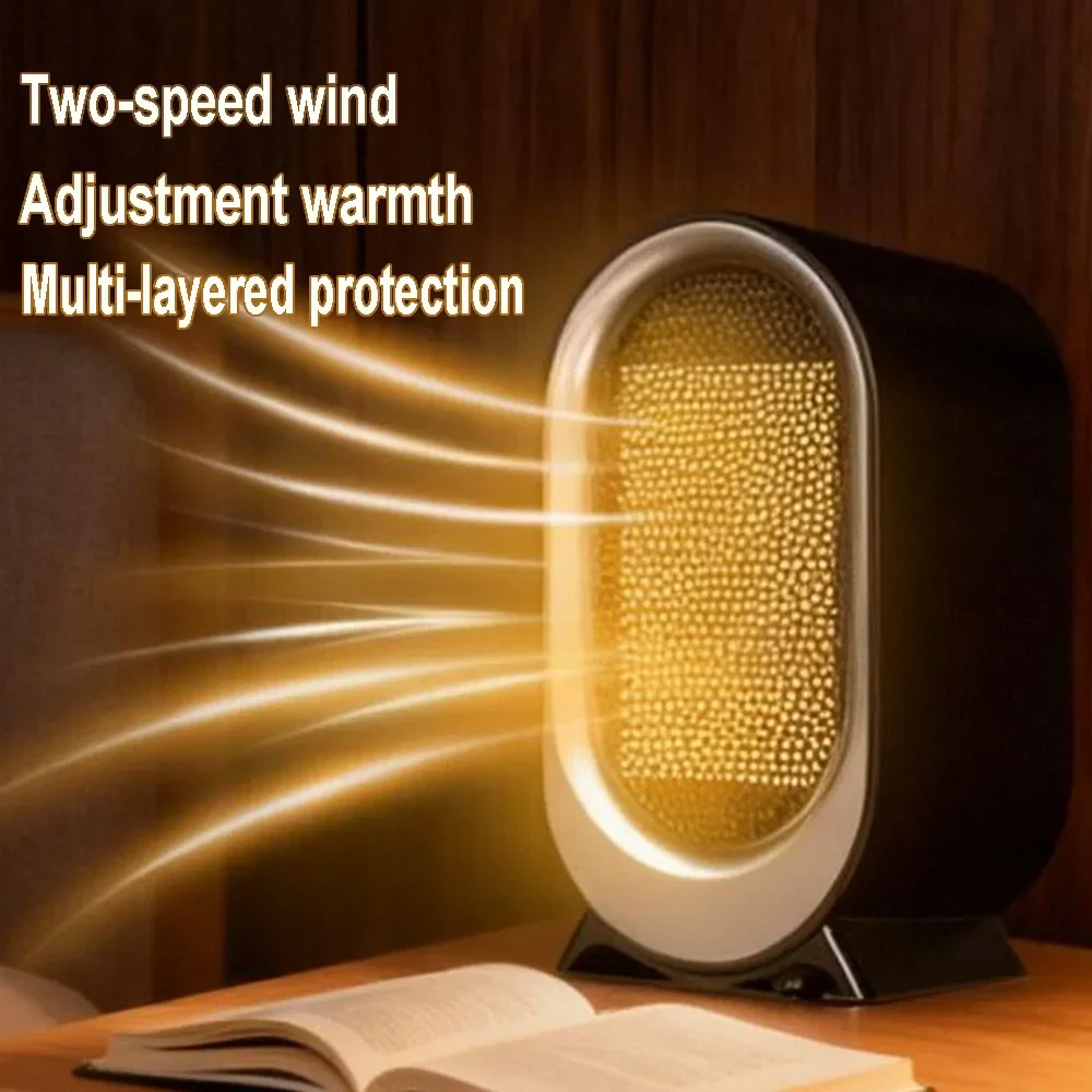 1200 واط سخان كهربائي محمول صغير سطح المكتب مروحة ومدفأة الذكية منفاخ الهواء الساخن للمنزل غرفة نوم مكتب معطف شتوي