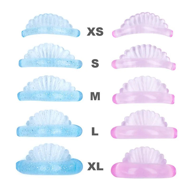 5Pairs Silicone Eyelash Perm Pads Reusable Lash Lifting Curler Accessories 3D Eye Lashes Extension Applicator Tools