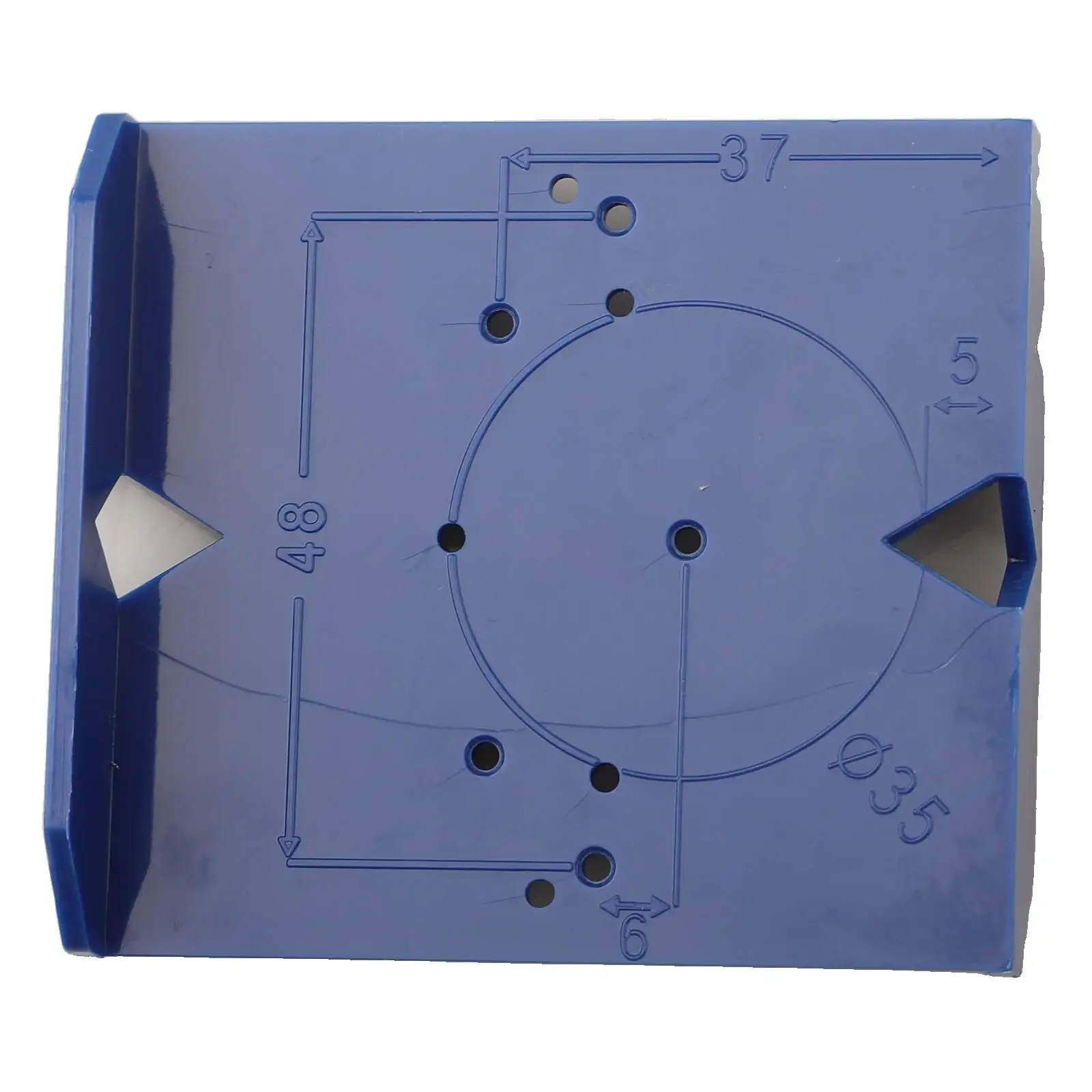 For Cabinets Installation Hinge Hole Locator Drill Guide Template Easy To Operate Furniture Doors Hinges ABS Plastic Material