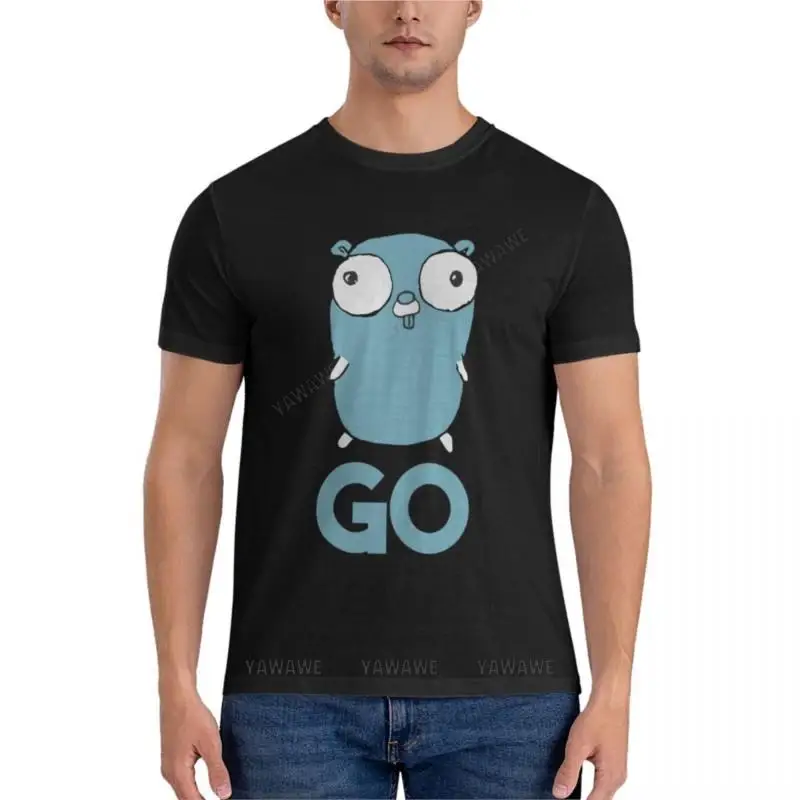 Golang Gopher GO ,Lang Programming Programmer IT CS Fitted T-Shirt o-neck shirt blank t shirts men's t shirts