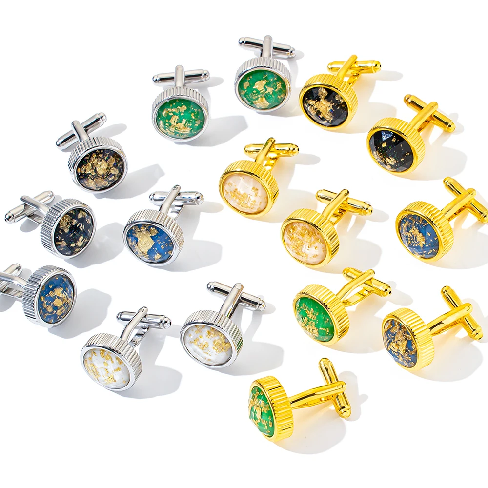 Luxury Men's Shirt Cufflinks For Man Custom Your Logo Gift Boyfriend Jewelry  Wedding Cuff links Men