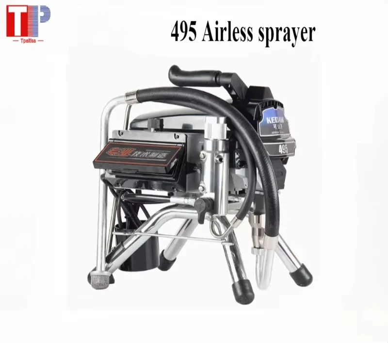 Tpaitlss   Multifunctional Portable Airless Sprayer Latex Paint 395/495 High-pressure Airless Spraying Machine