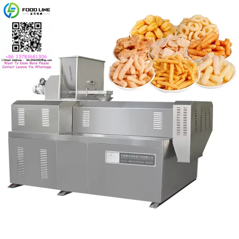 Customized Automatic Mini Corn Puffed Making Machine Snack Puff Maker Rice Popping Machine for Industry