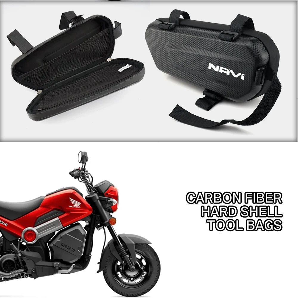 EVA Hard Shell Thickened Fabric Motorcycle Storage Bag Side Bag For HONDA DREAMWING Navi 110 Navi110 Navi 110 Hornet GROM
