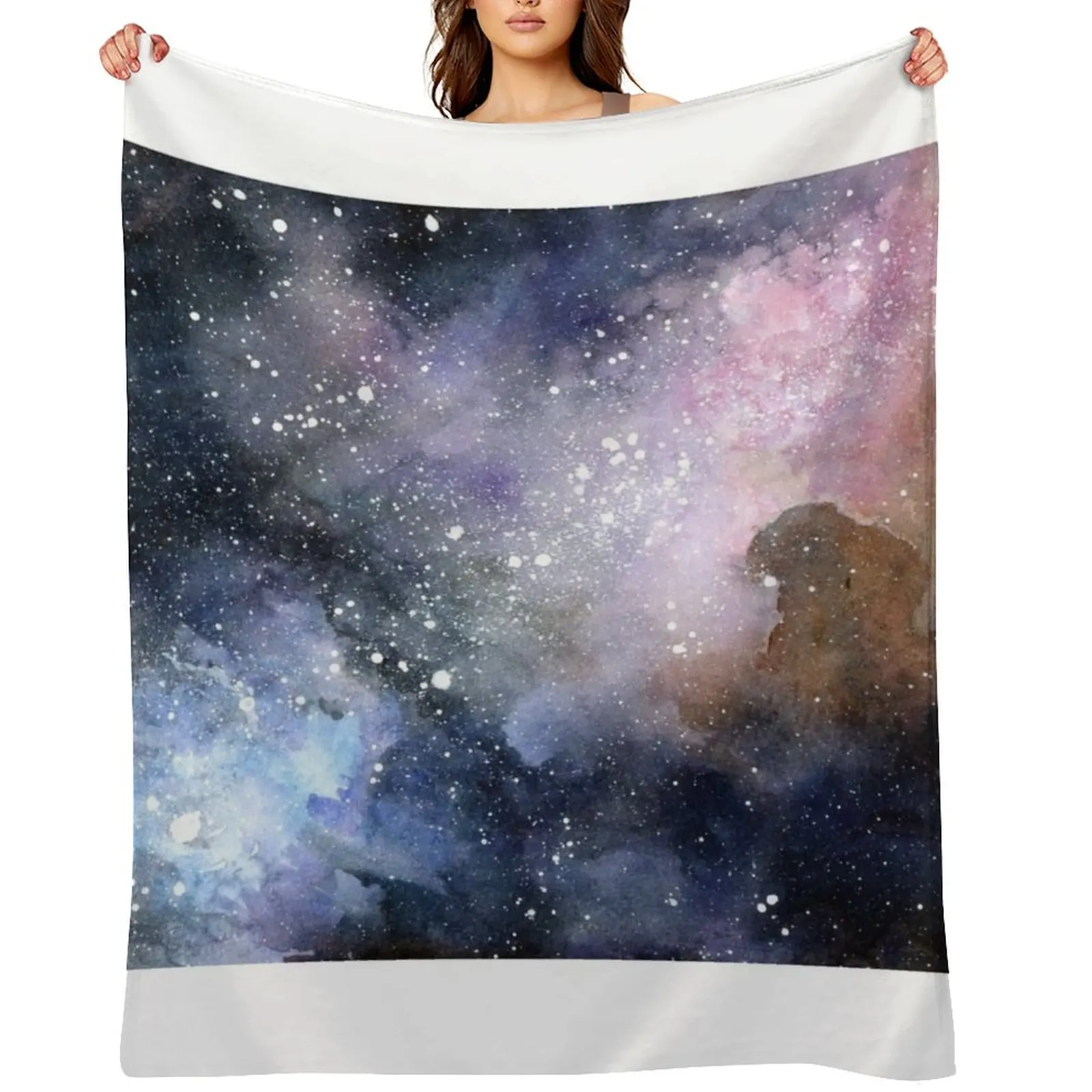 

Horsehead Nebula Throw Blanket Decorative Beds Flannel Travel Softest Blankets