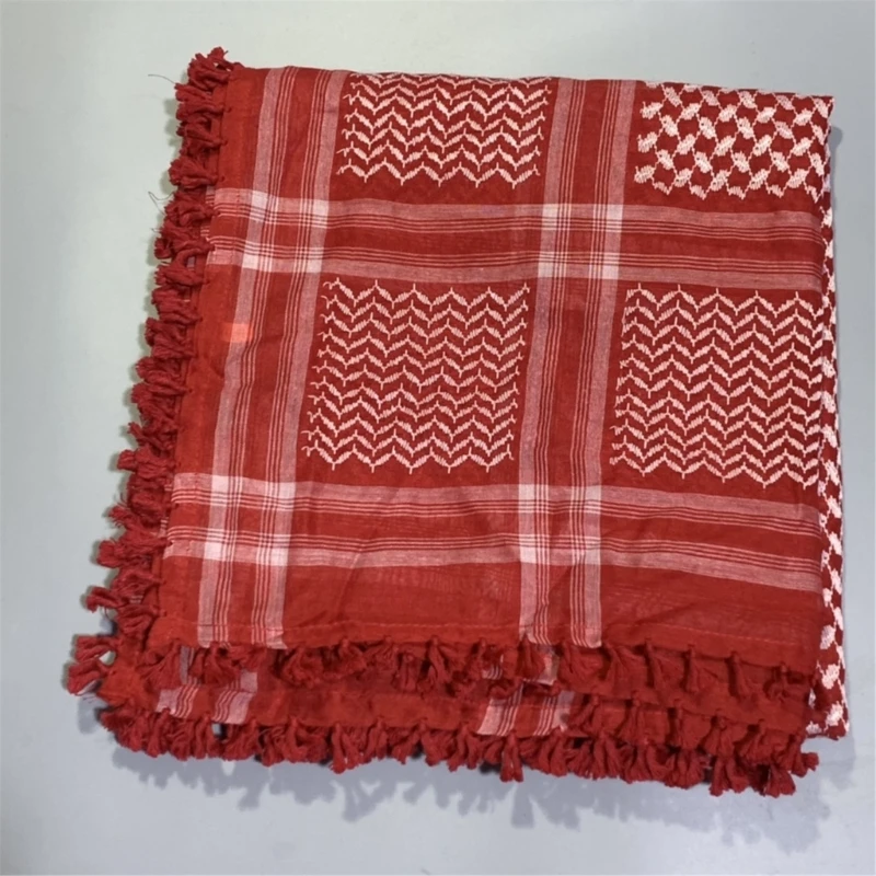 Multi Purpose Jacquard Pattern Kerchief Teens Keffiyeh Headscarf Religious Scarf Dropsale