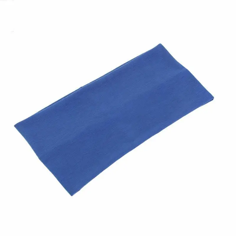 Unisex einfarbiges, verbreitertes, elastisches Yoga-Übungs-Stirnband, Laufen, Radfahren, Outdoor-Sport, Schweißband – Detail 14